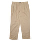 Mens Beige Polo Ralph Lauren Double Pleated Vintage 90s Chino Trousers