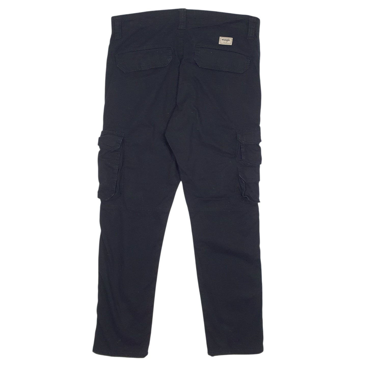 Mens Black Wrangler Taper  Trousers
