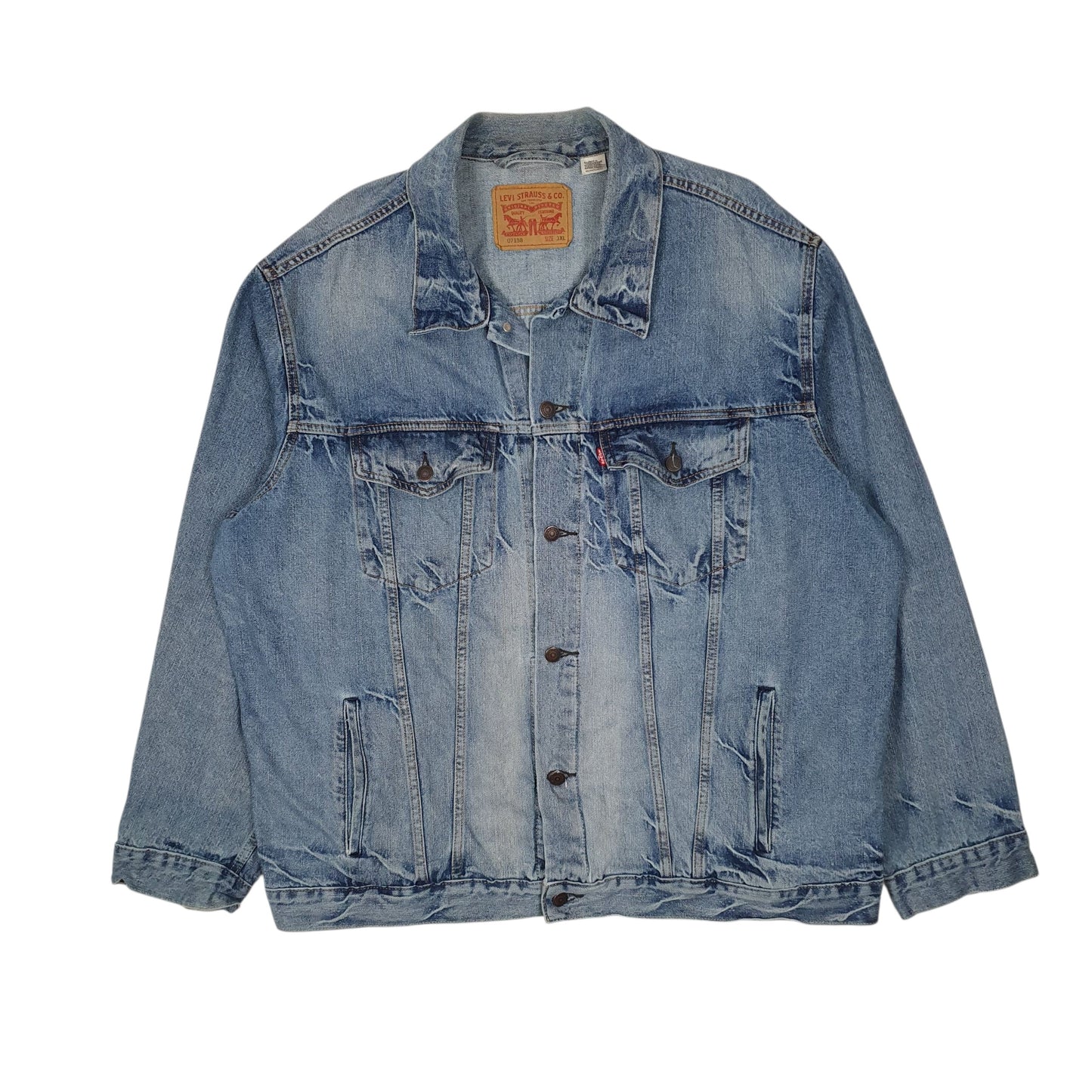 Mens Blue Levis Type 3 Trucker  Coat