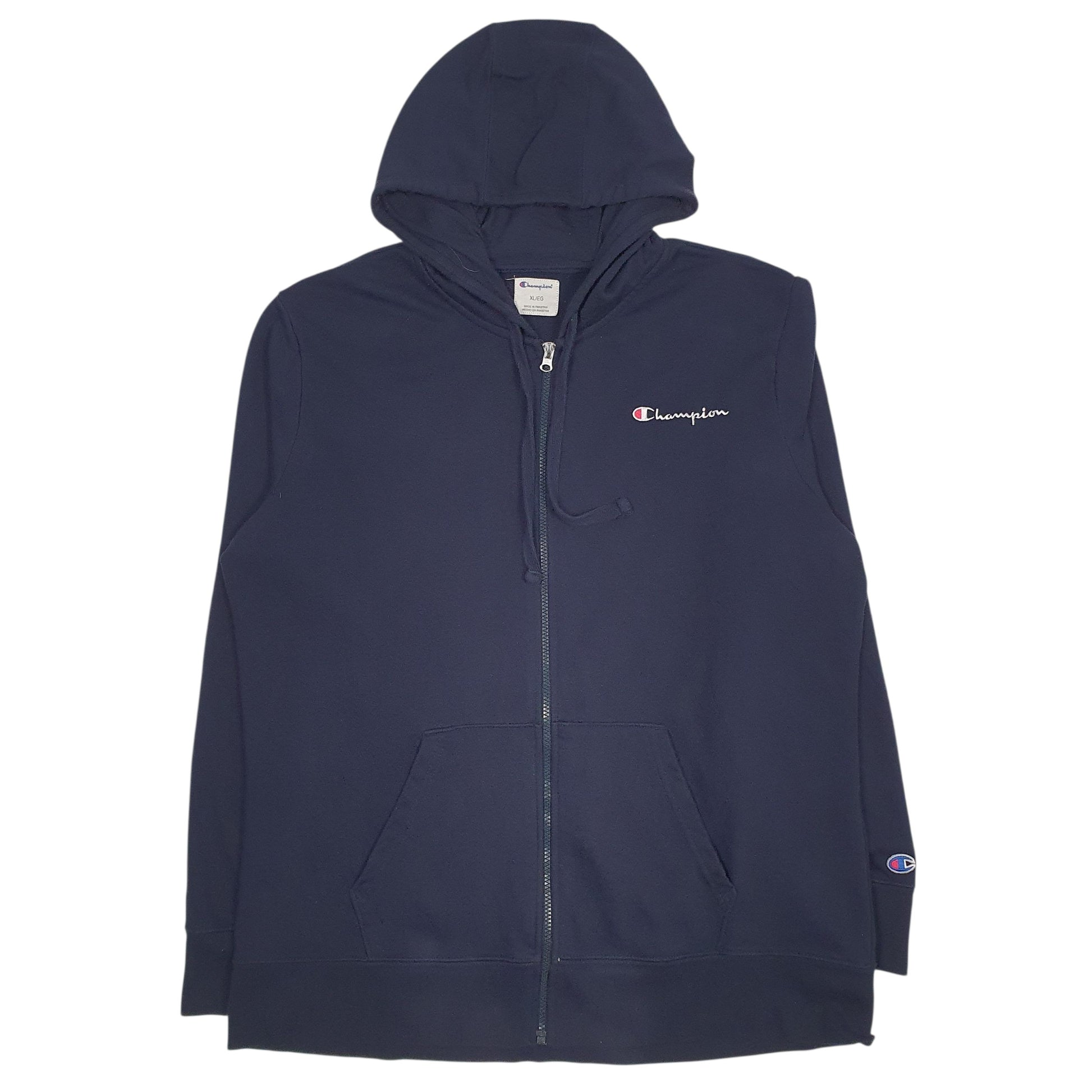 Mens Navy Champion  Full Zip Jumper