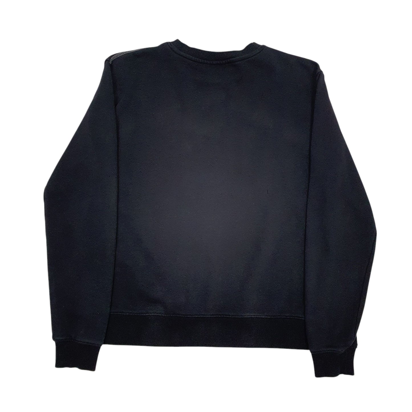 Womens Black Fila Spellout Crewneck Jumper