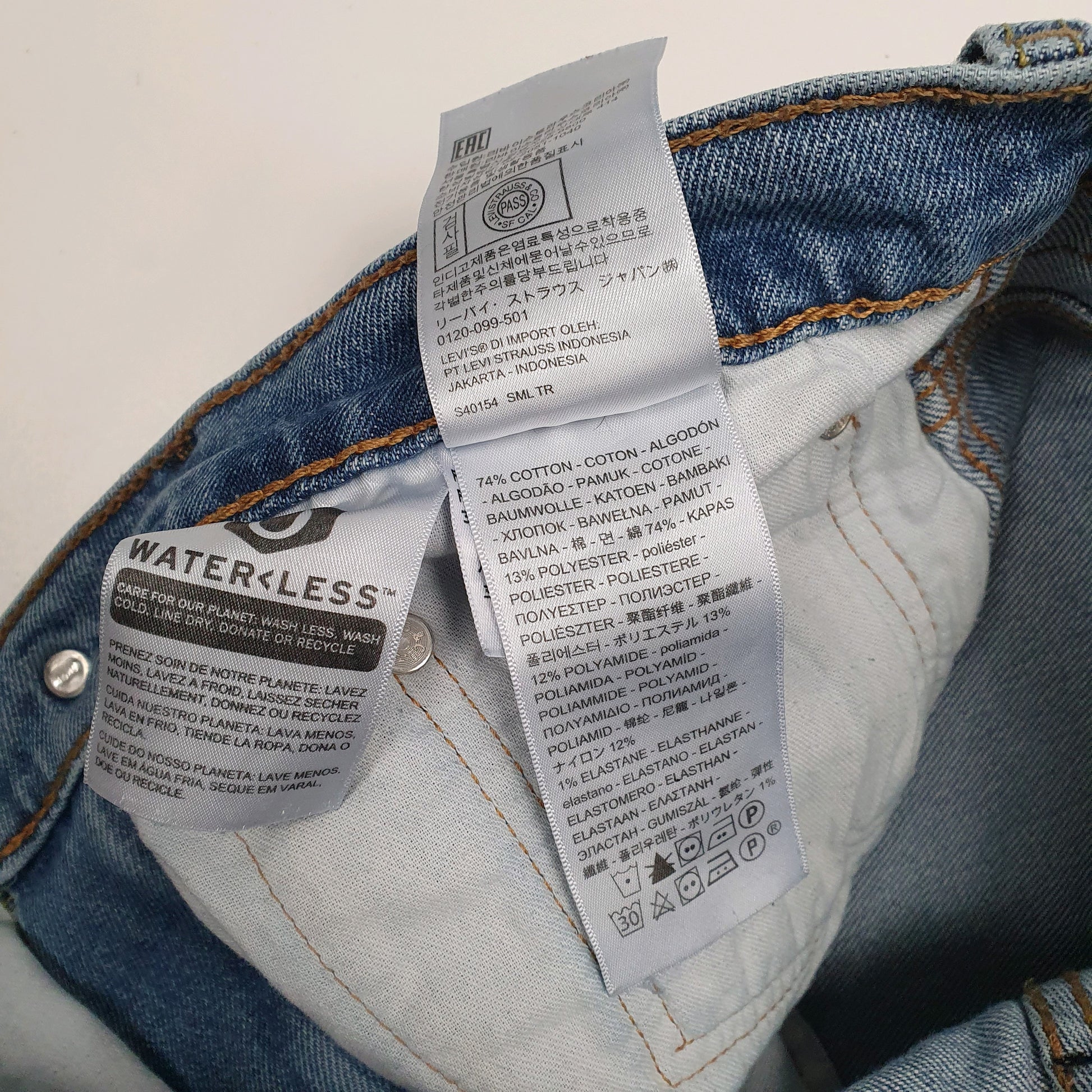 Mens Blue Levis Cowboy Rodeo  Jeans