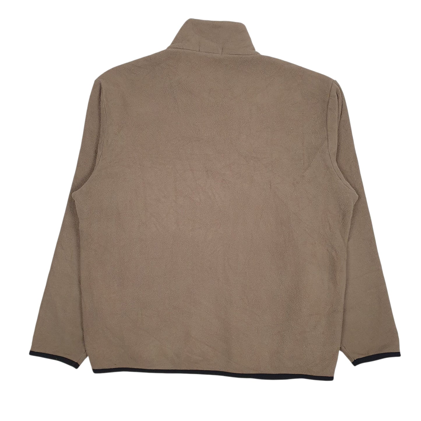 Mens Brown Nautica  Quarter Zip Jumper