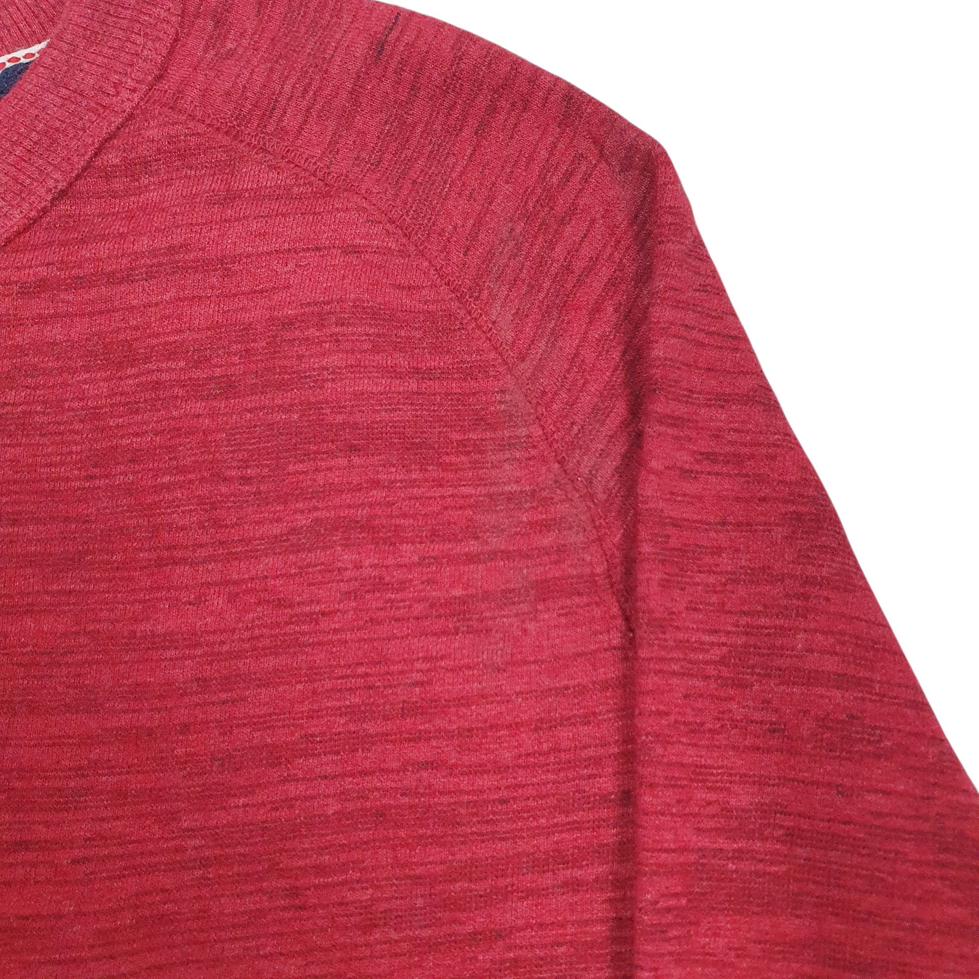 Mens Red Champion  Crewneck Jumper