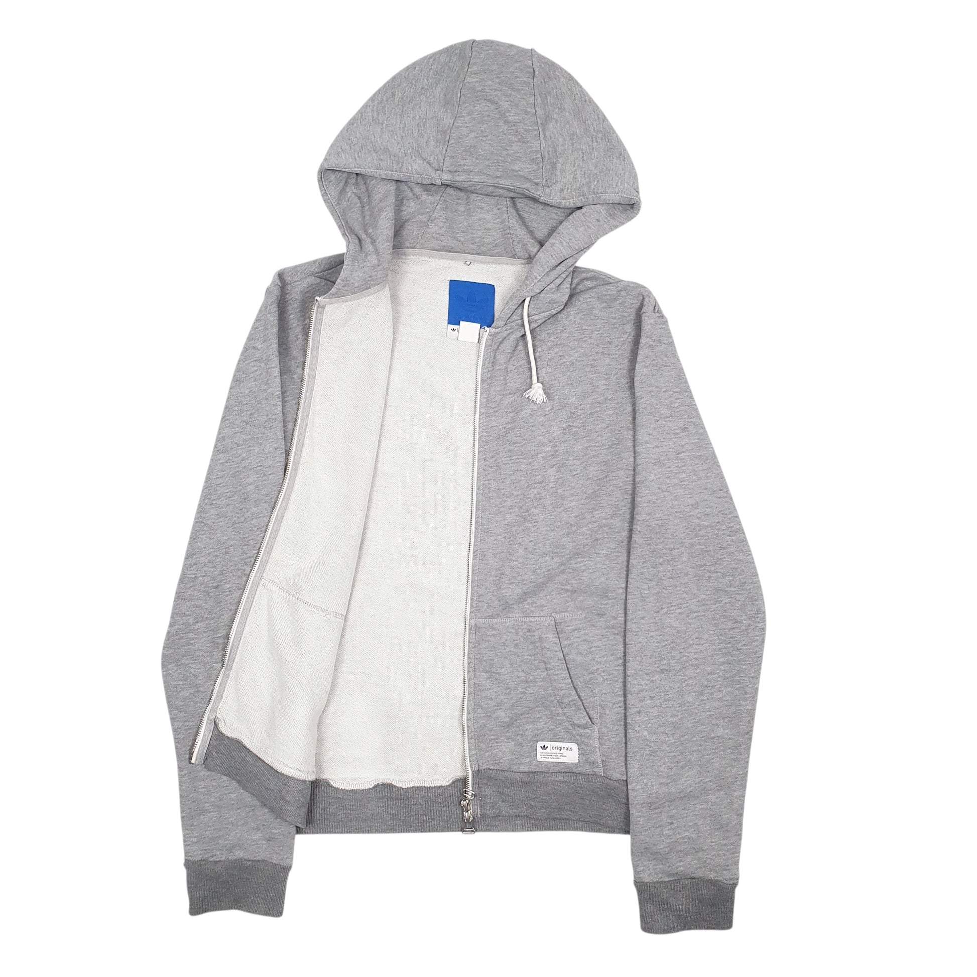 Mens Grey Adidas  Full Zip Jumper