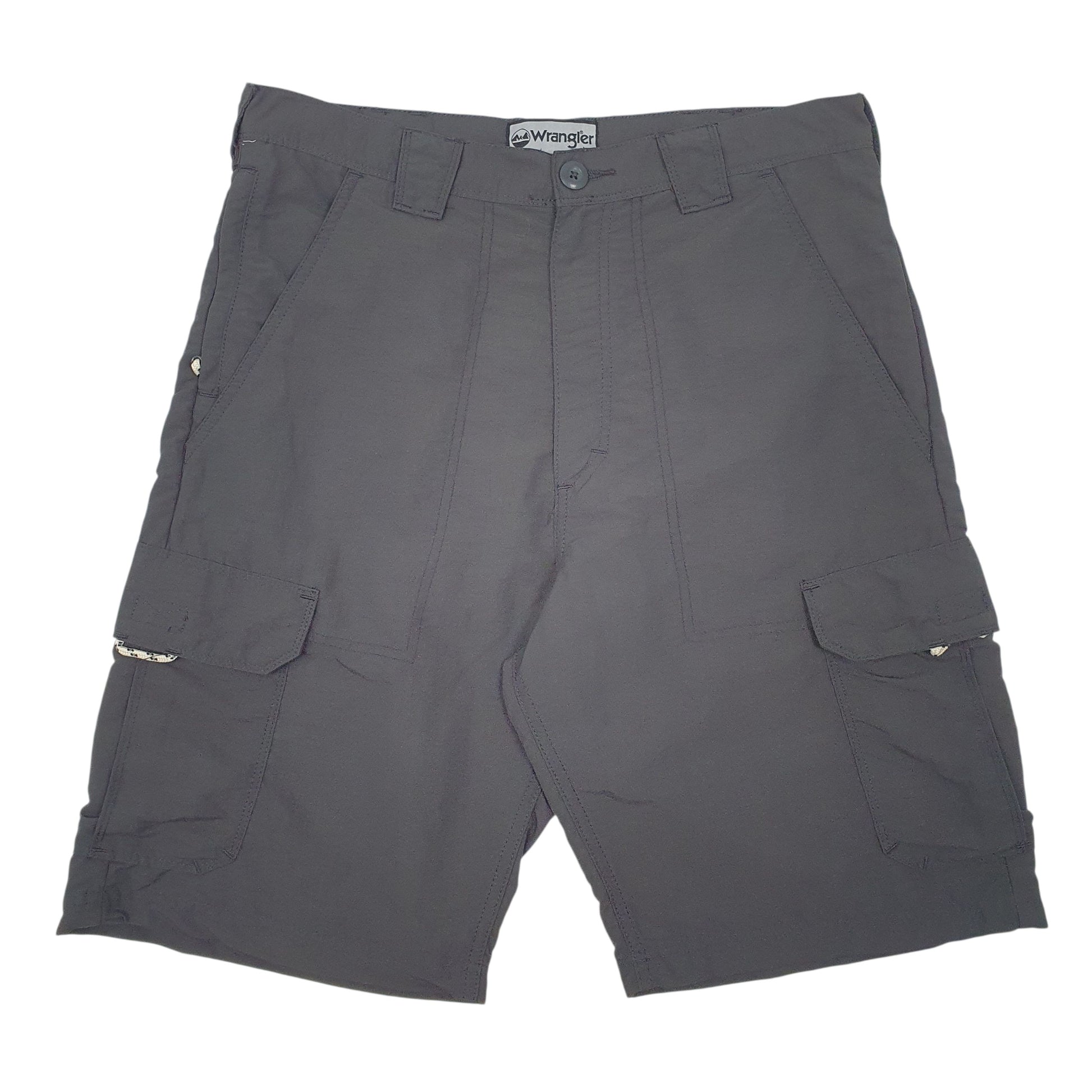 Mens Grey Wrangler  Cargo Shorts
