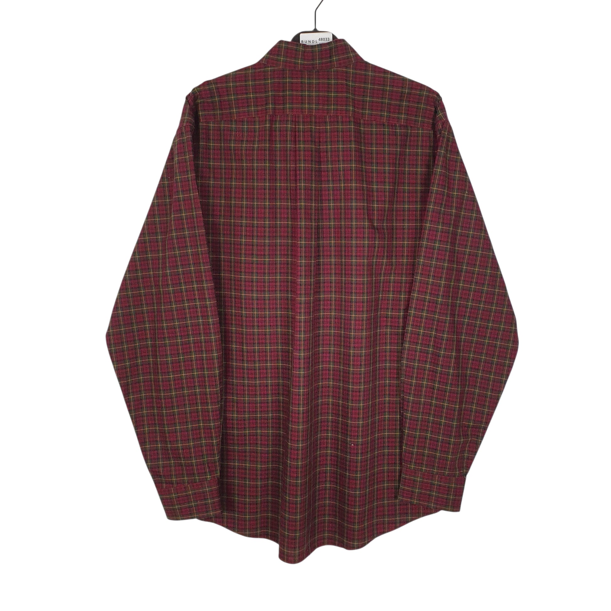 Mens Burgundy L.L.Bean   Shirt