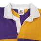 Mens Purple Barbarian Rugby Crewneck Polo Shirt