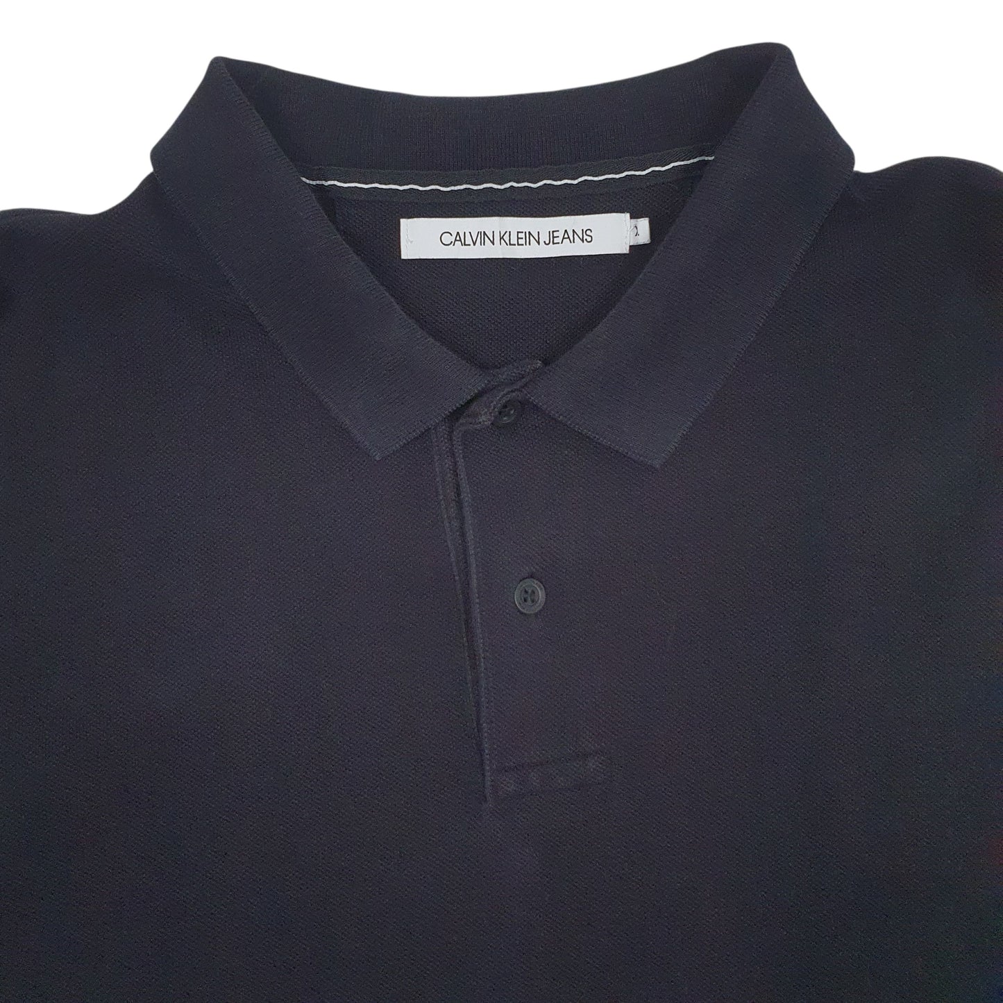 Mens Black Calvin Klien Jeans   Polo Shirt