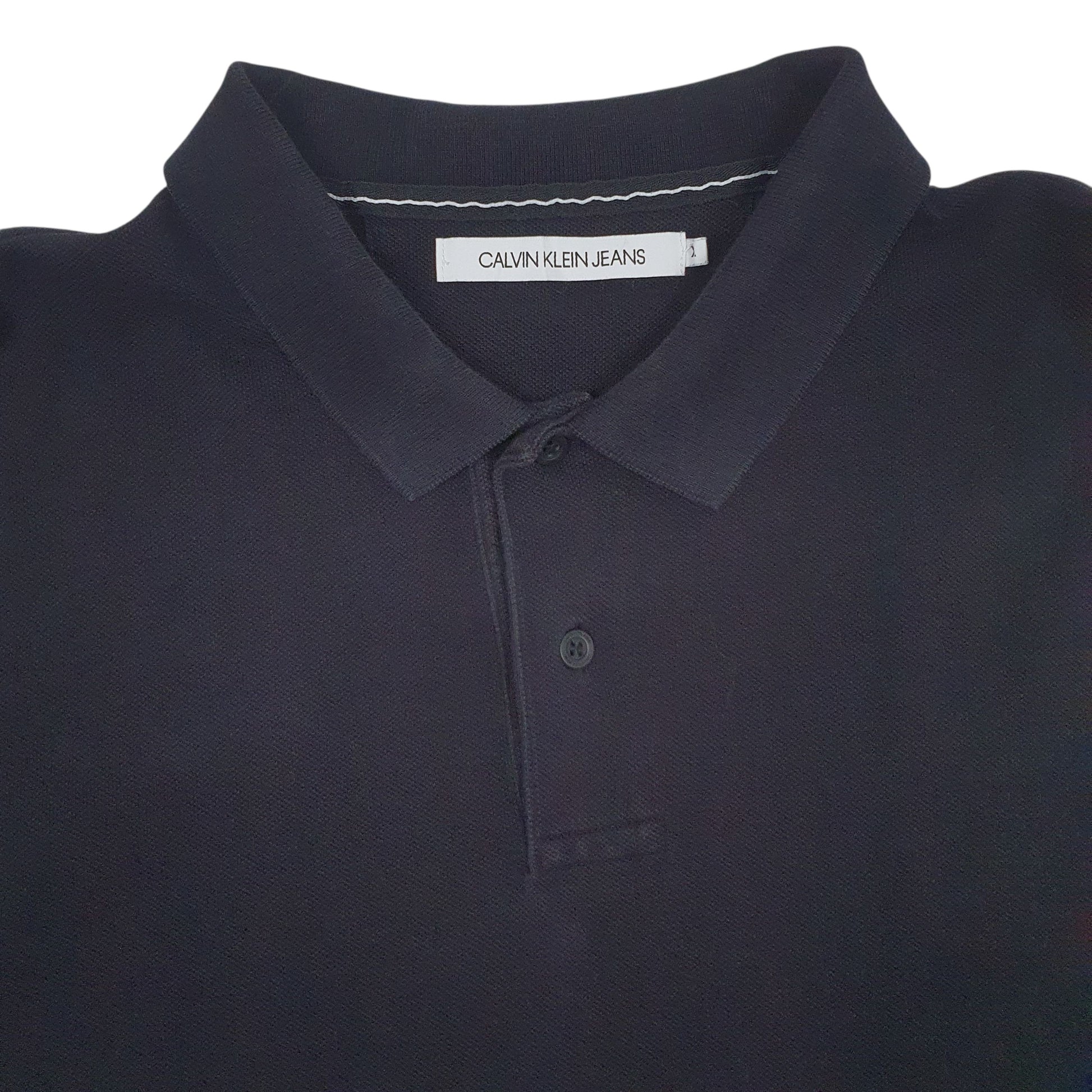 Mens Black Calvin Klien Jeans   Polo Shirt