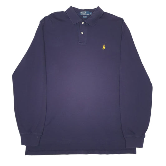 Mens Navy Polo Ralph Lauren  Long Sleeve Polo Shirt
