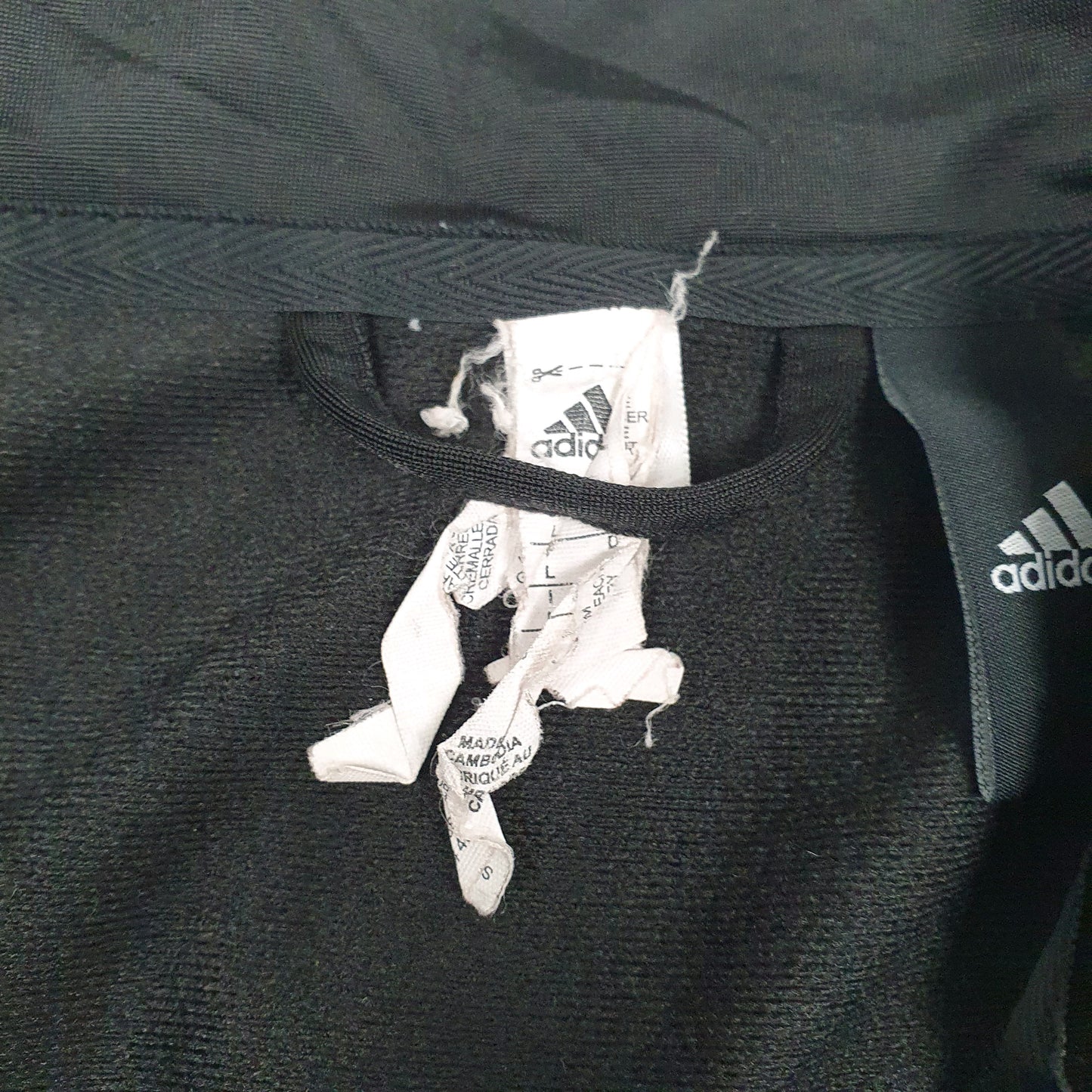 Mens Black Adidas   Coat