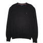 Mens Black Tommy Hilfiger  Crewneck Jumper