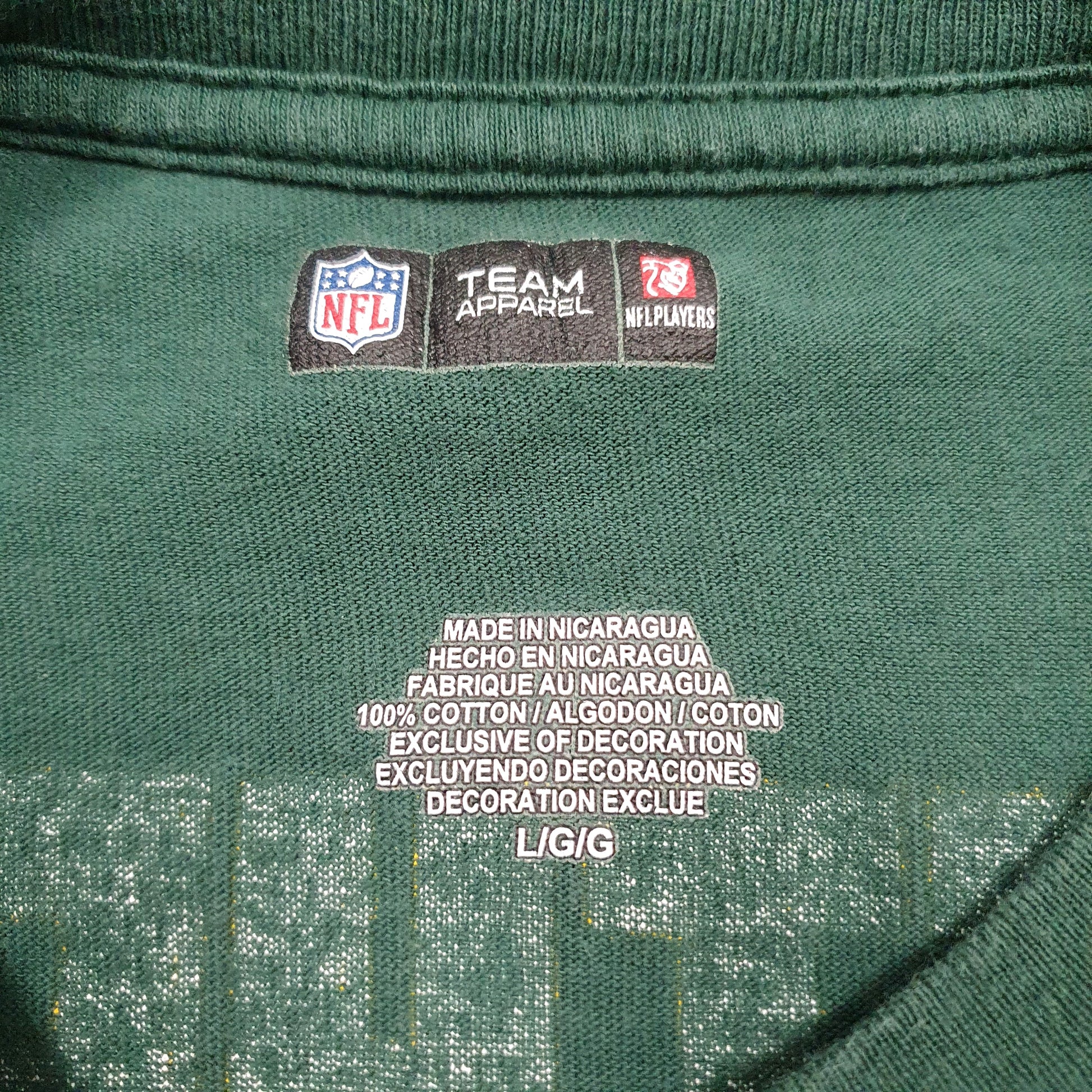 Mens Green NFL Green Bay Packers  T Shirt