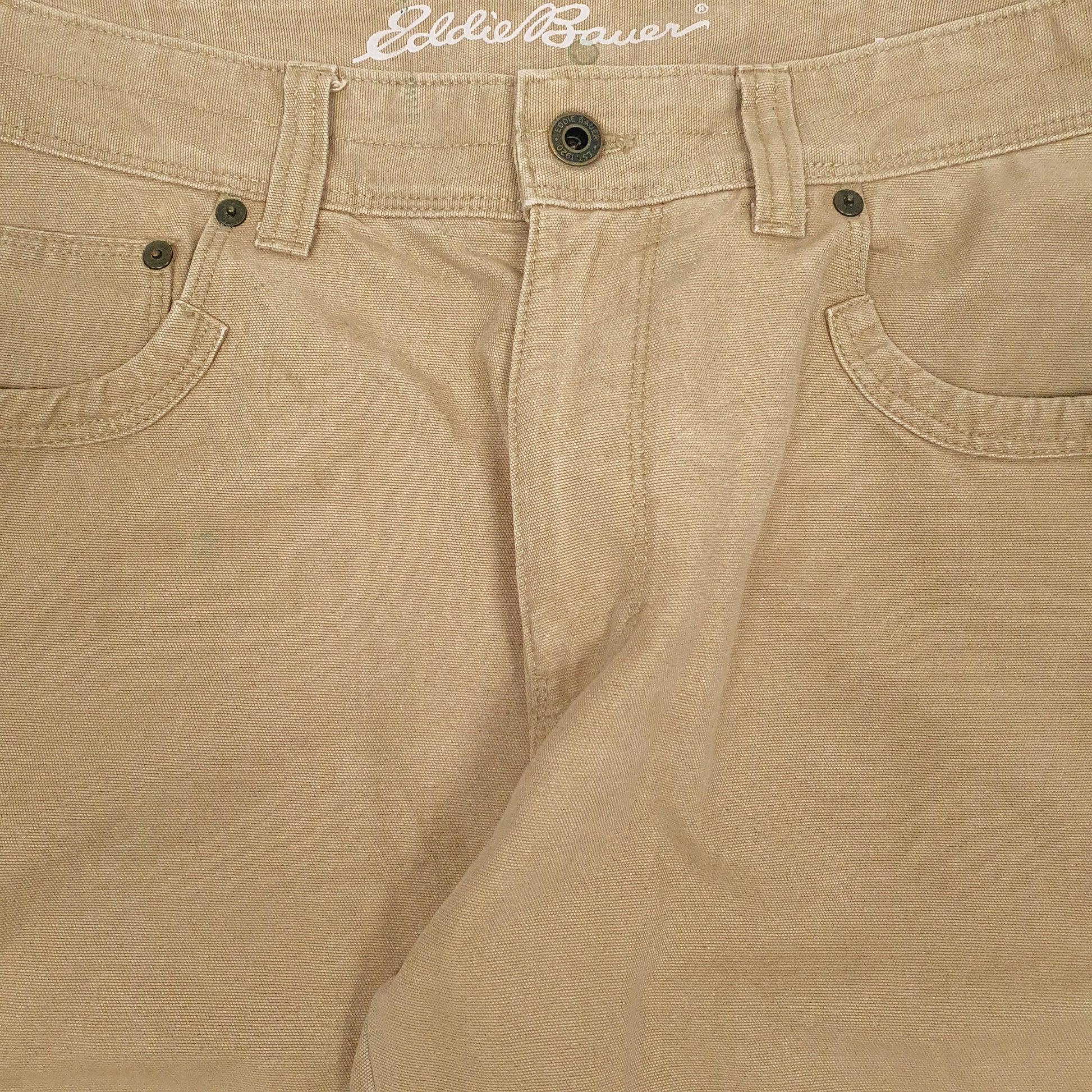 Mens Beige Eddie Bauer Workwear  Jeans