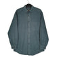Mens Blue Woolrich Thick Chamois Long Sleeve Shirt