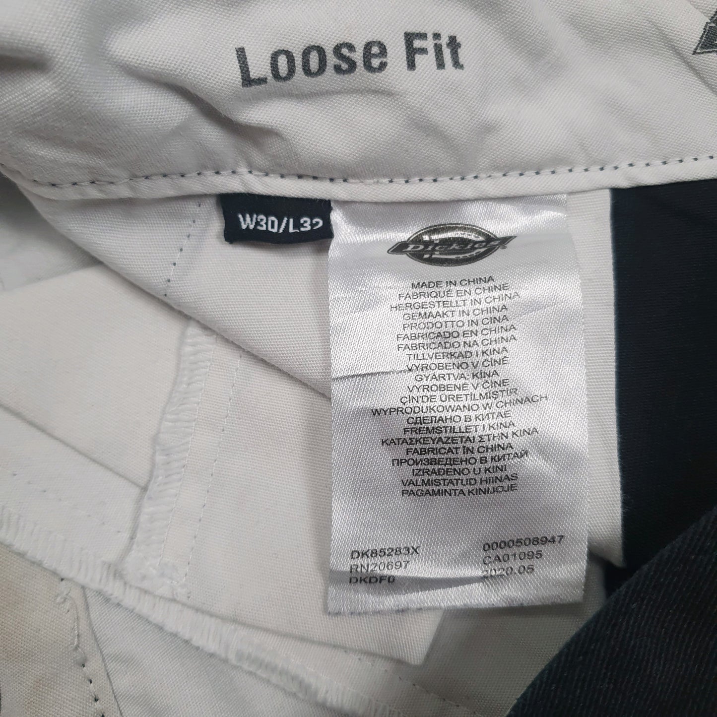 Mens Black Dickies Workwear  Trousers