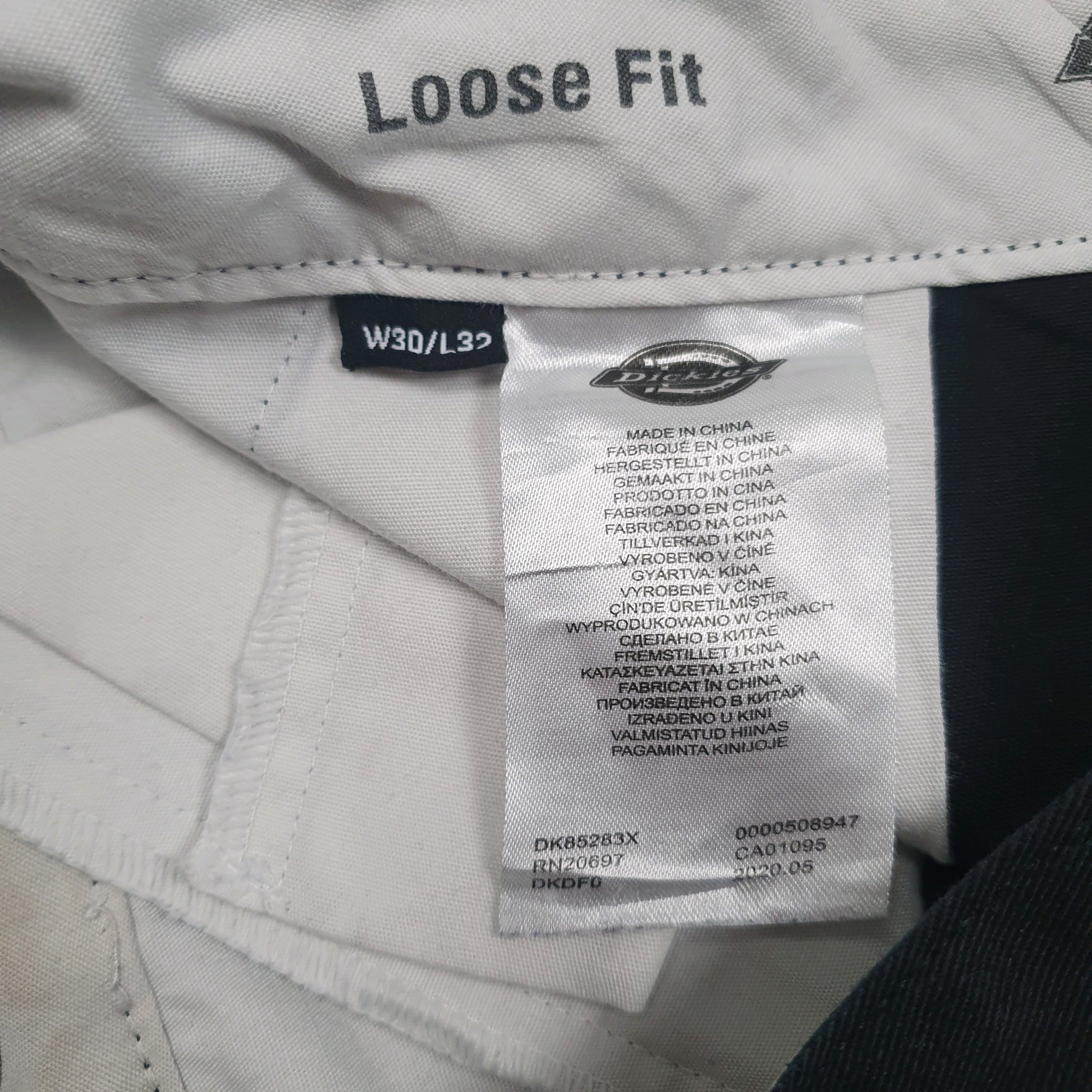 Mens Black Dickies Workwear  Trousers