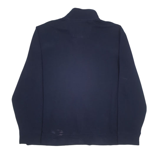 Mens Navy Nautica  Quarter Zip Jumper