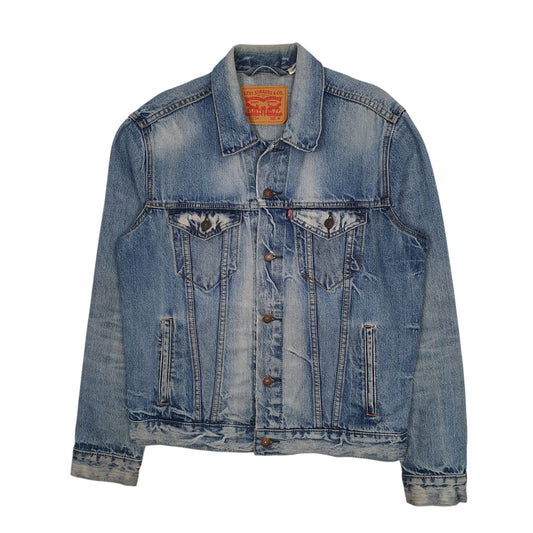 Mens Blue Levis Type 3 Trucker  Coat