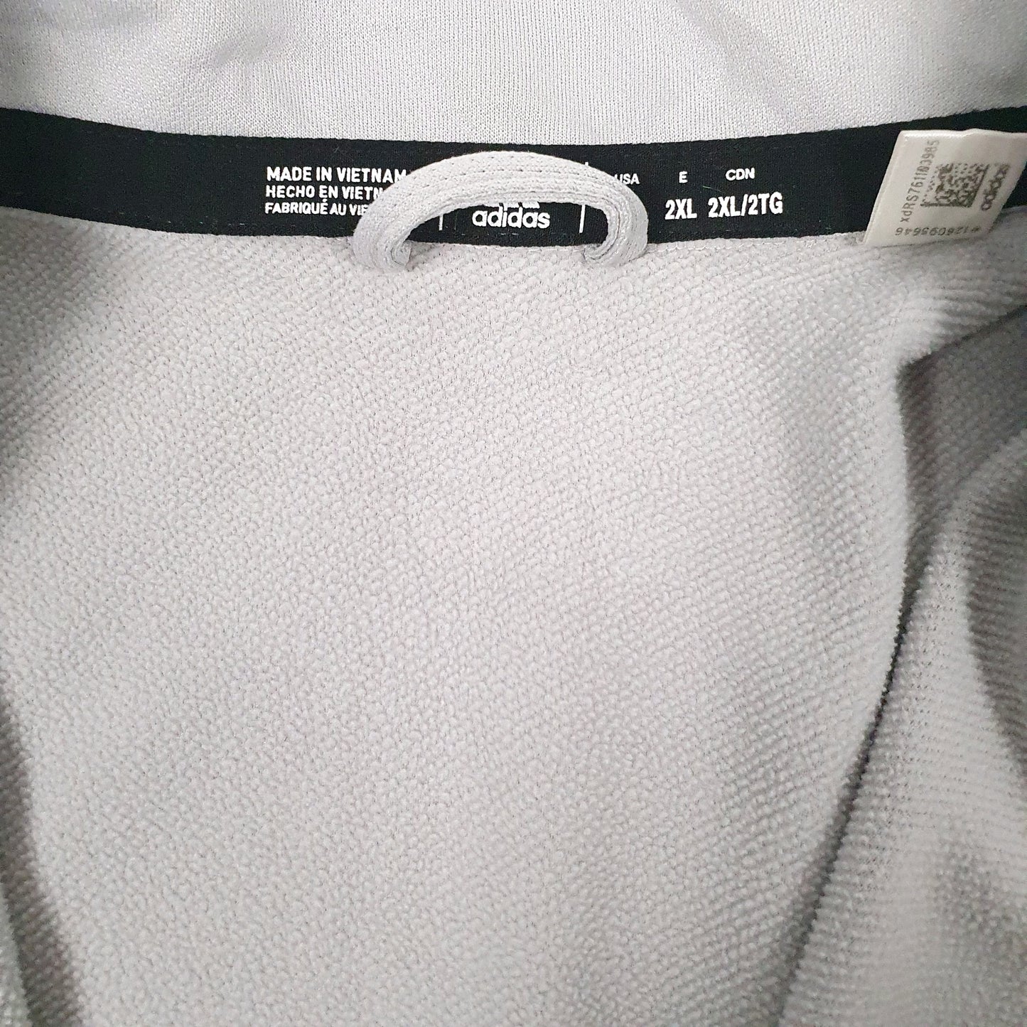 Mens Grey Adidas AeroReady Quarter Zip Jumper