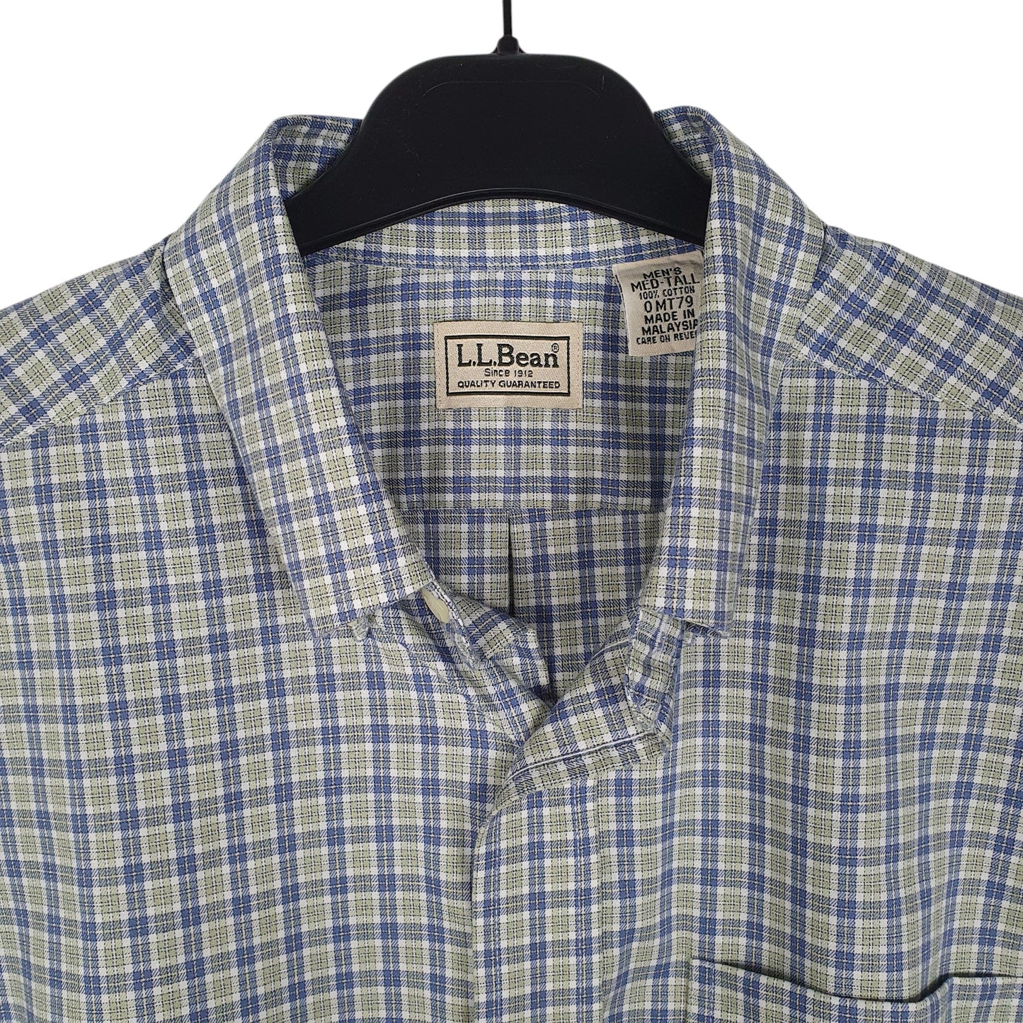 Mens Blue L.L.Bean Tall  Shirt