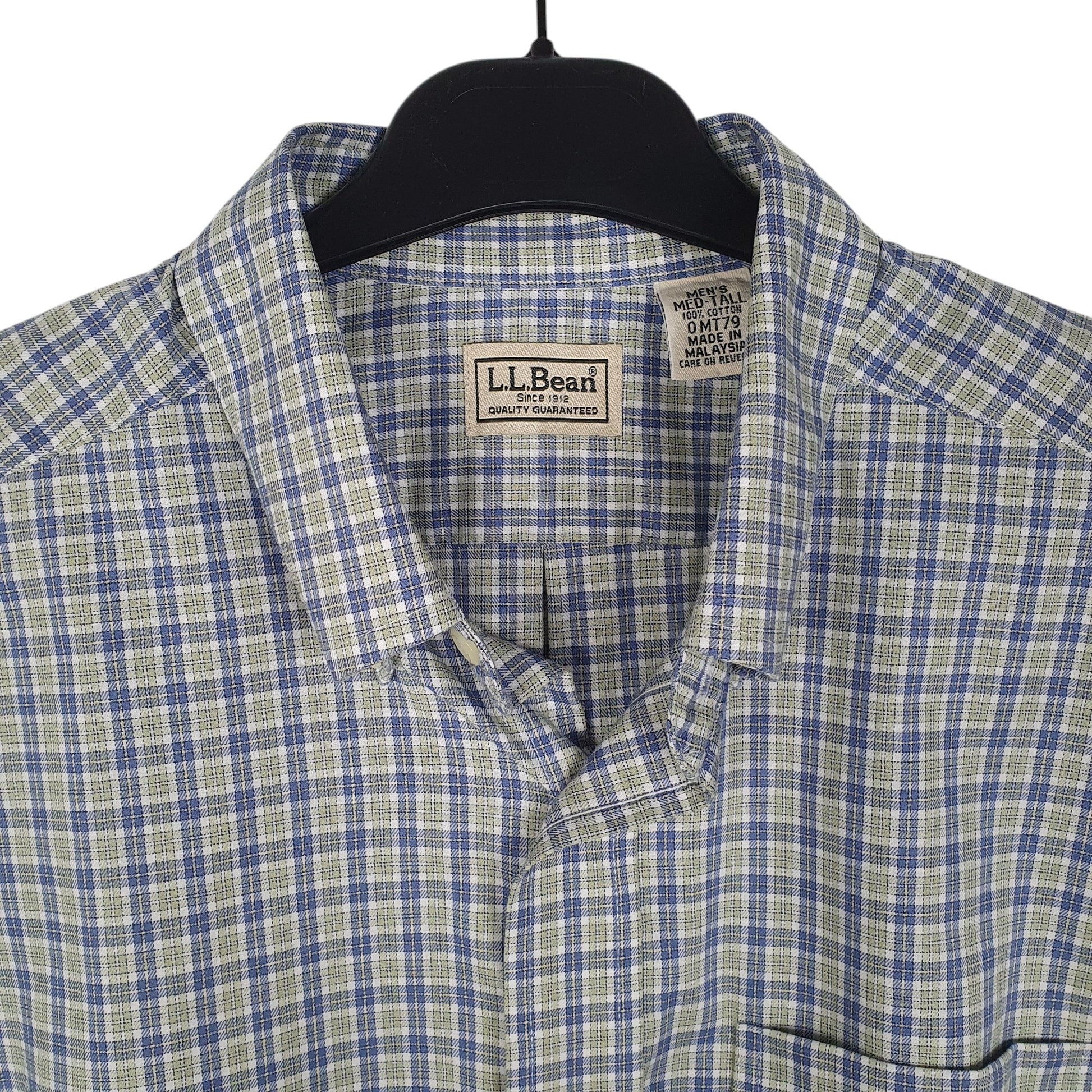 Mens Blue L.L.Bean Tall  Shirt