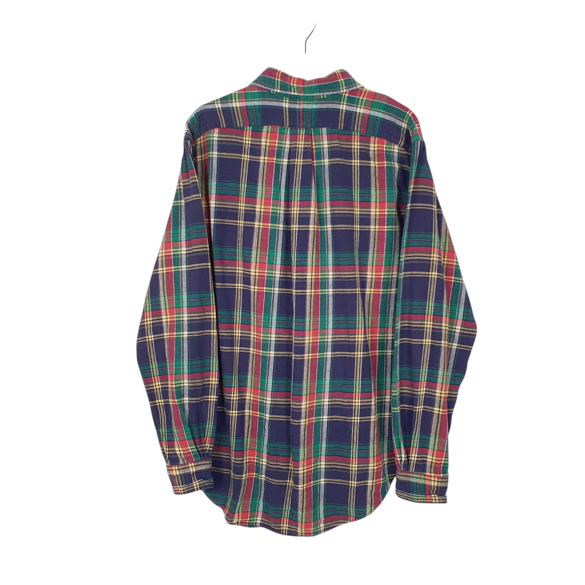 Mens Navy Ralph Lauren Heavy Flannel  Shirt