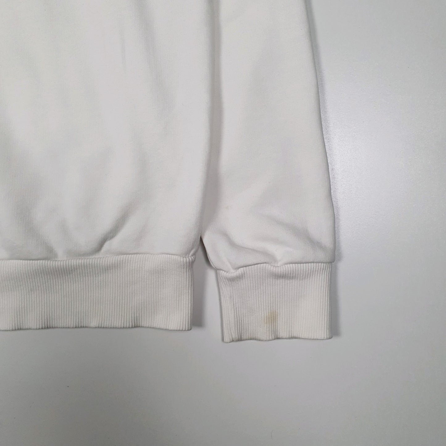 Mens White Reebok  Hoodie Jumper