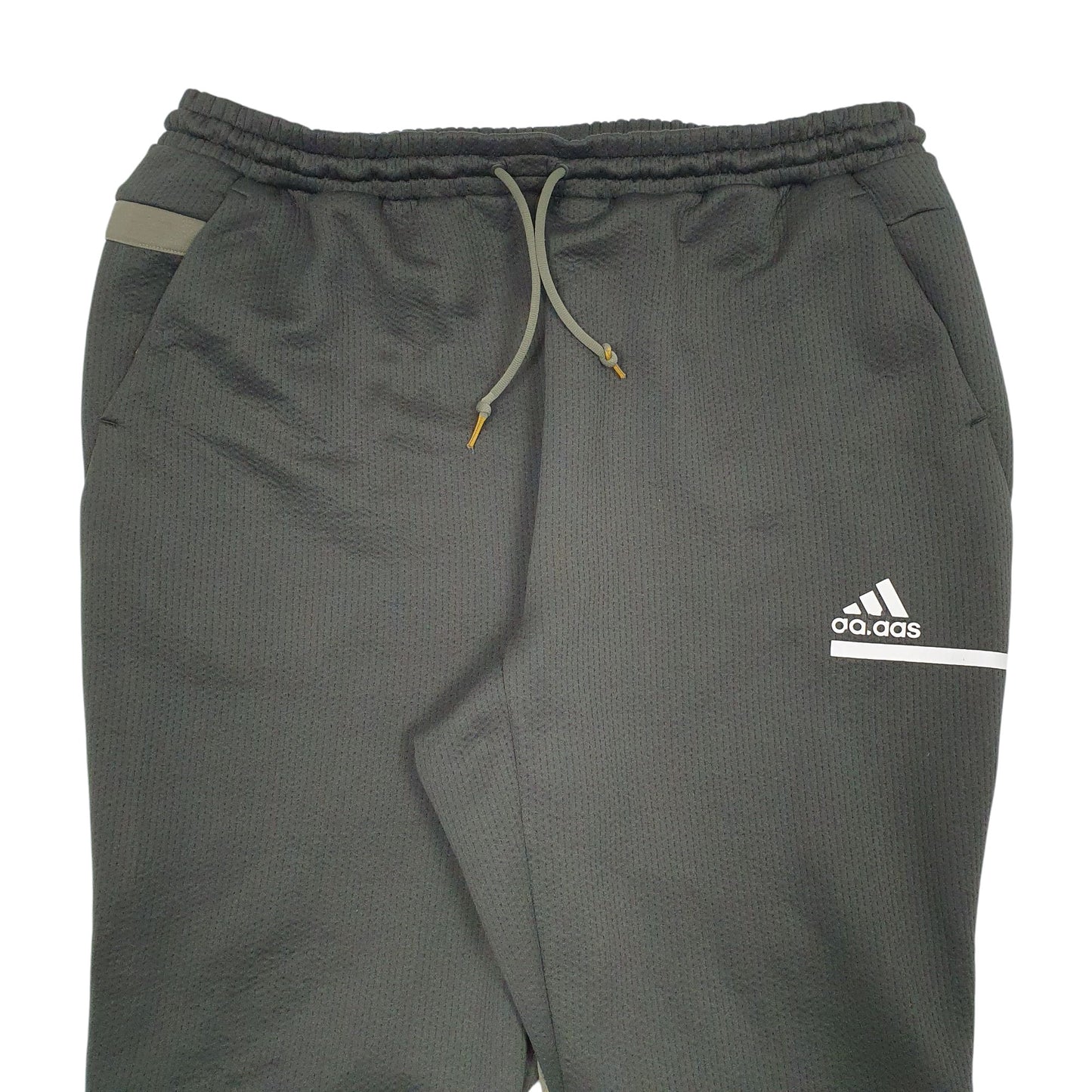 Mens Green Adidas Stretch Hoodie Trousers