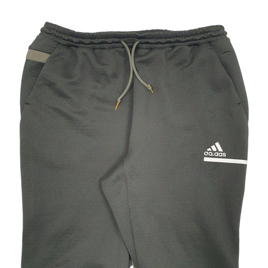 Mens Green Adidas Stretch Hoodie Trousers
