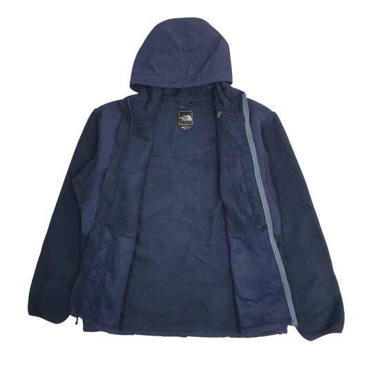 Mens Navy The North Face Denali Hoodie Fleece  Coat