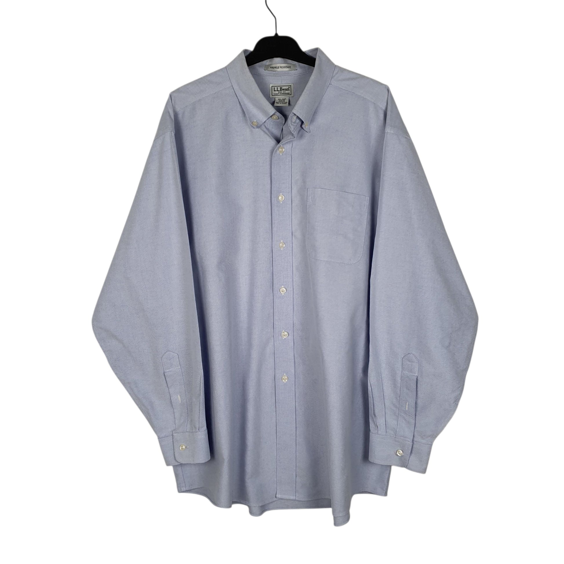 Mens Blue L.L.Bean  Long Sleeve Shirt