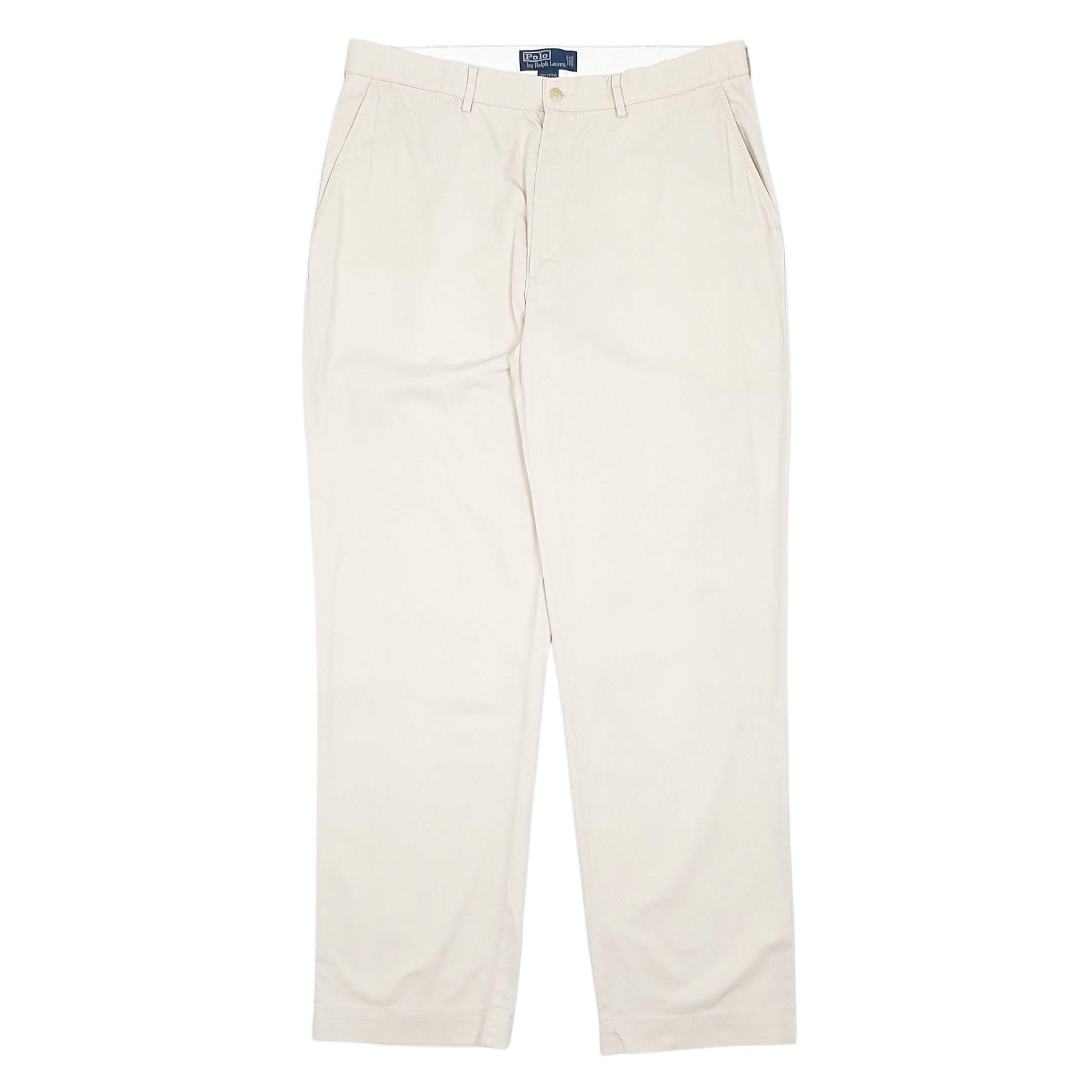 Mens Cream Polo Ralph Lauren  Chino Trousers