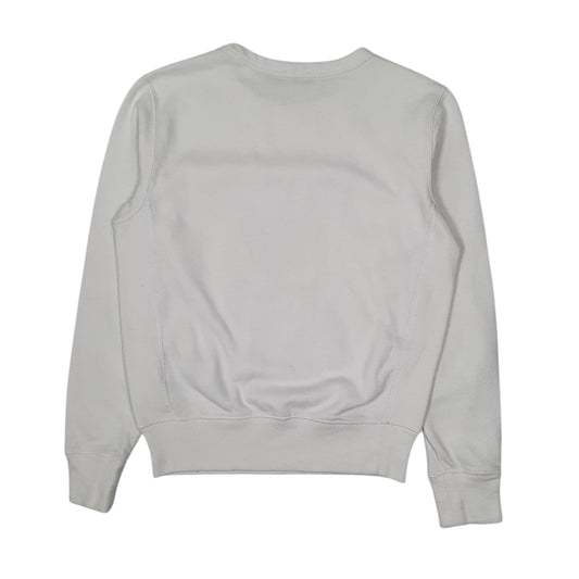 Womens White Polo Ralph Lauren Polo Bear Crewneck Jumper