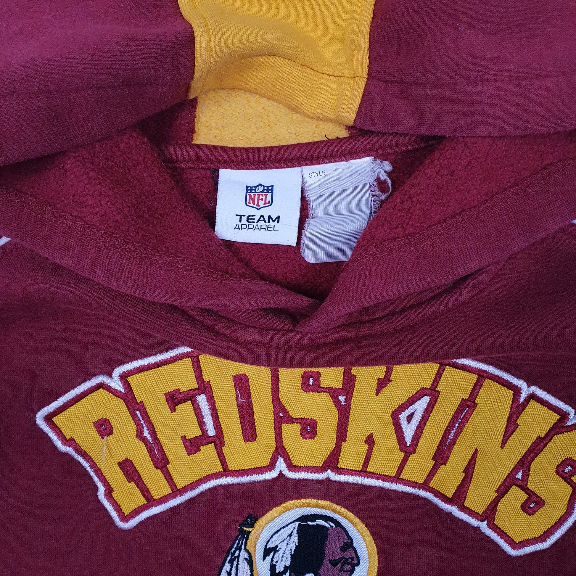 Mens Burgundy NFL Washington Redskins Hoodie Jumper