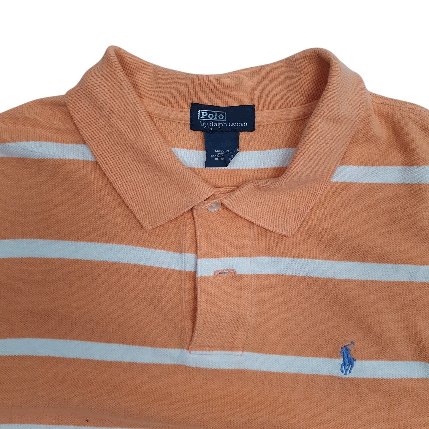 Mens Orange Polo Ralph Lauren   Polo Shirt