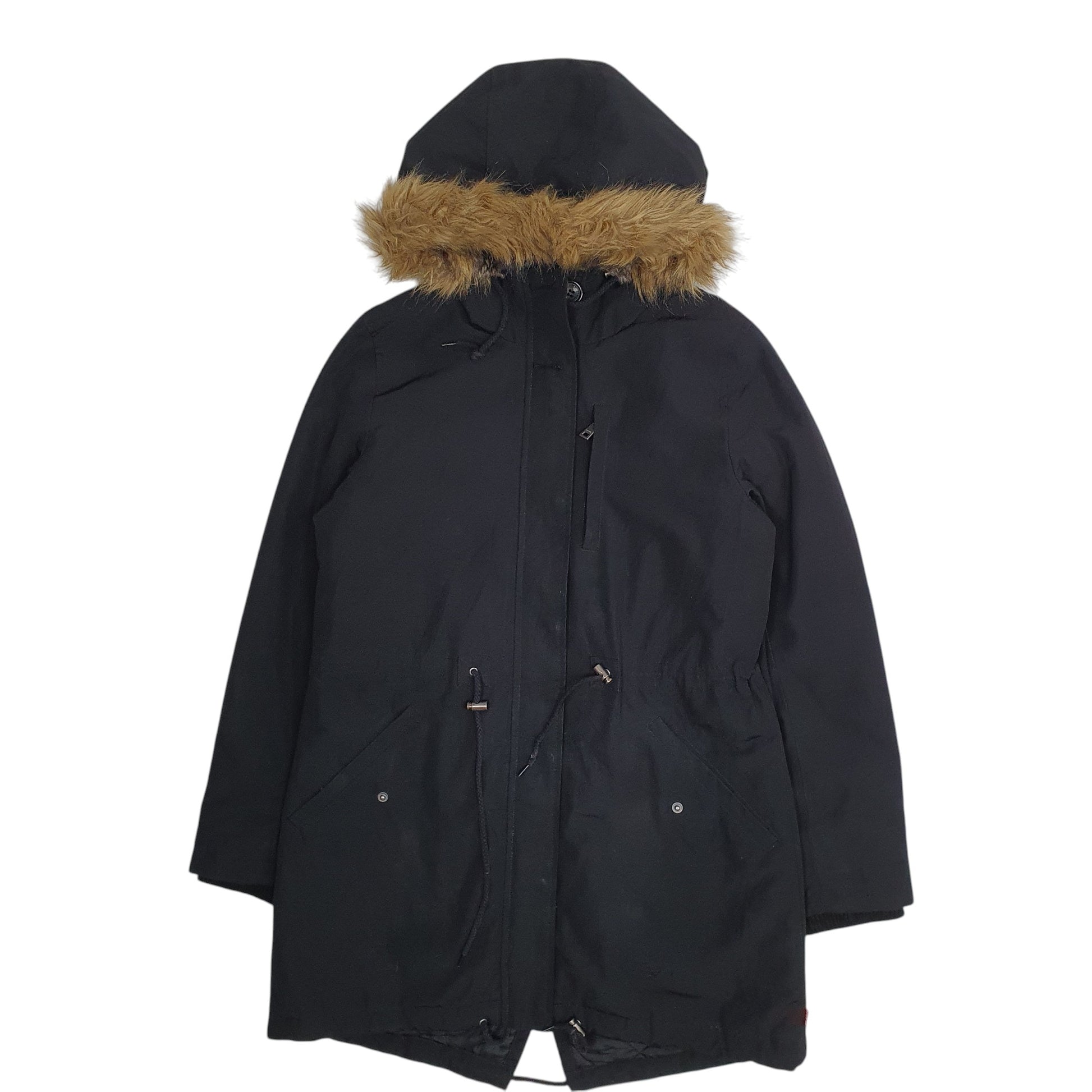 Mens Black Levis   Coat