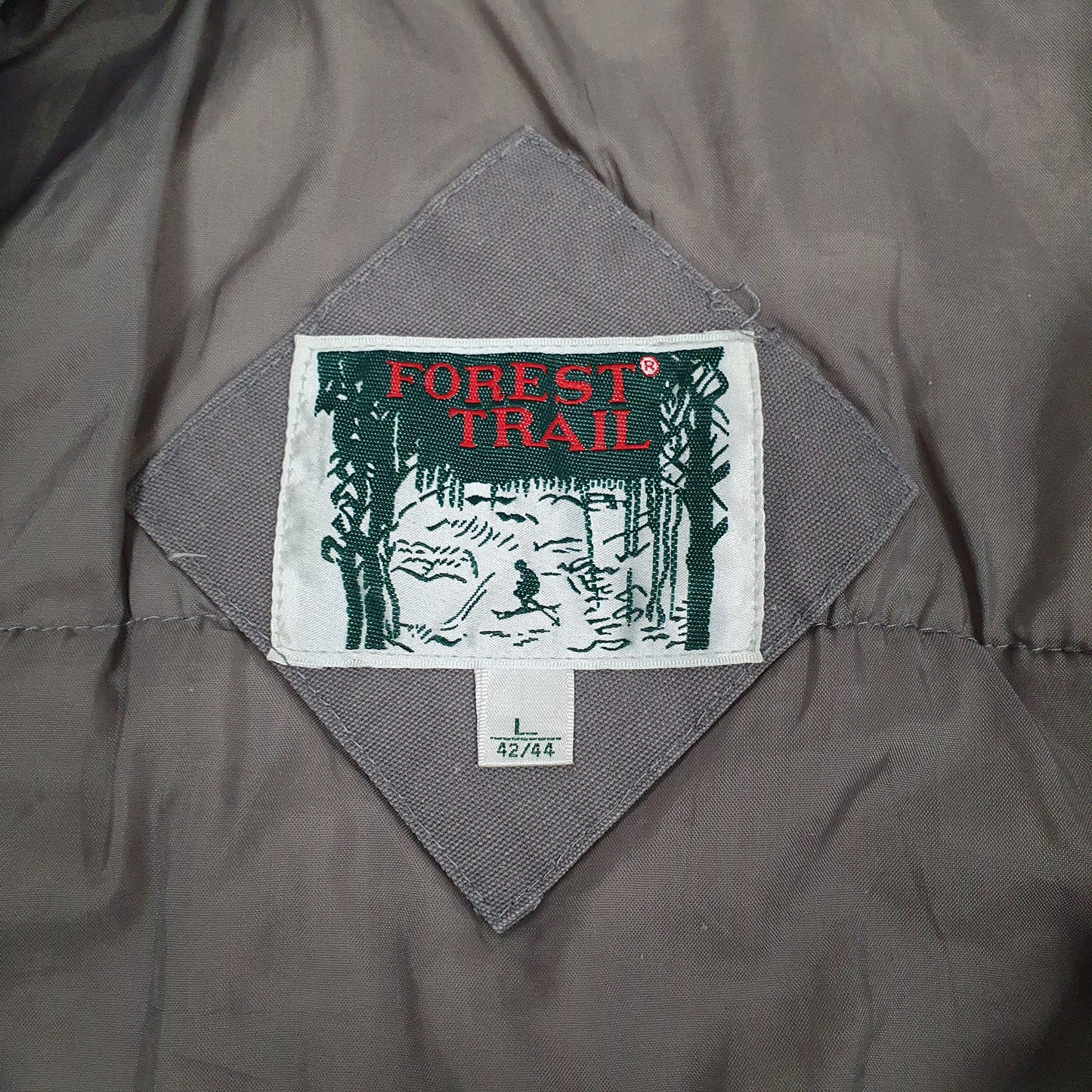 Mens Grey Forest Trail   Coat