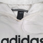 Mens White Adidas  Hoodie Jumper