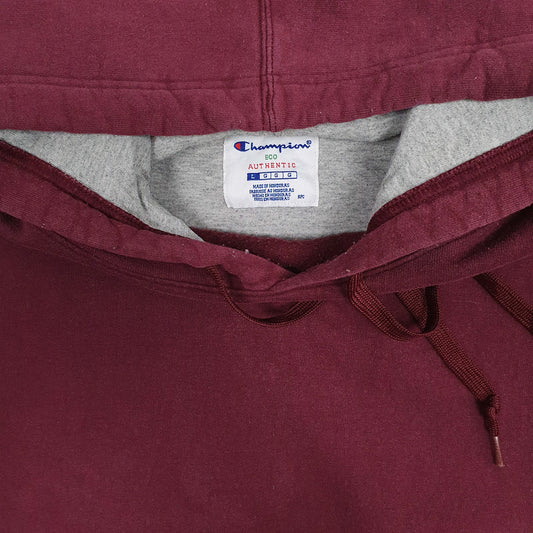 Mens Burgundy Champion  Hoodie Jumper