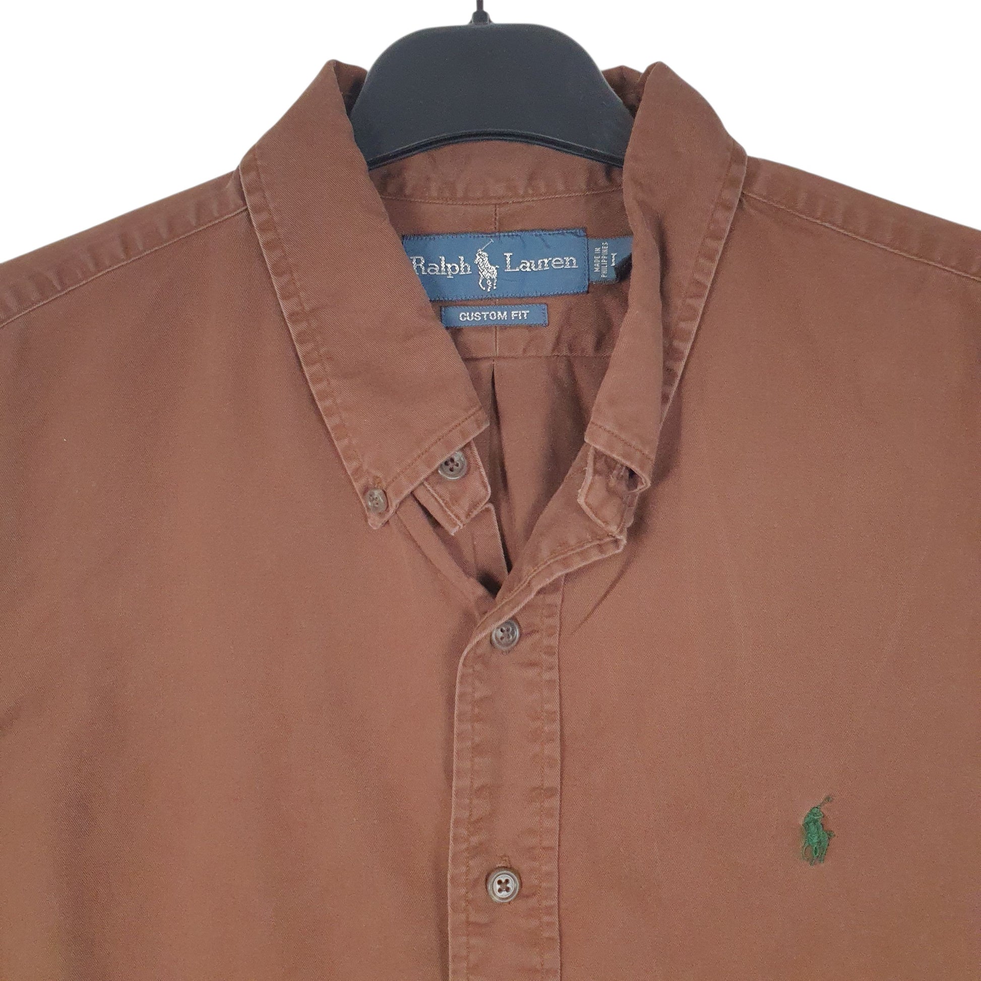 Mens Brown Ralph Lauren   Shirt