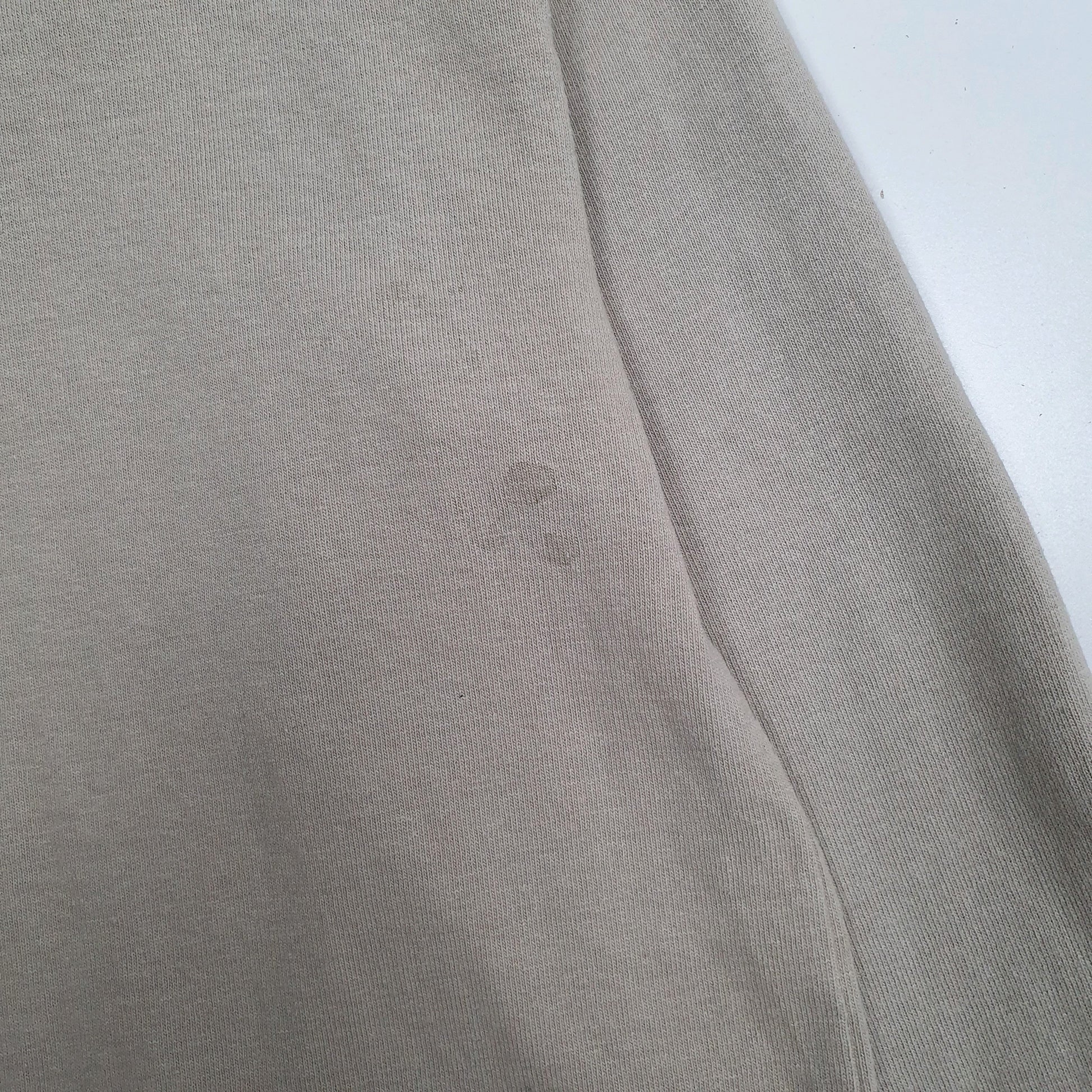 Mens Beige Barbarian Rugby Crewneck Polo Shirt