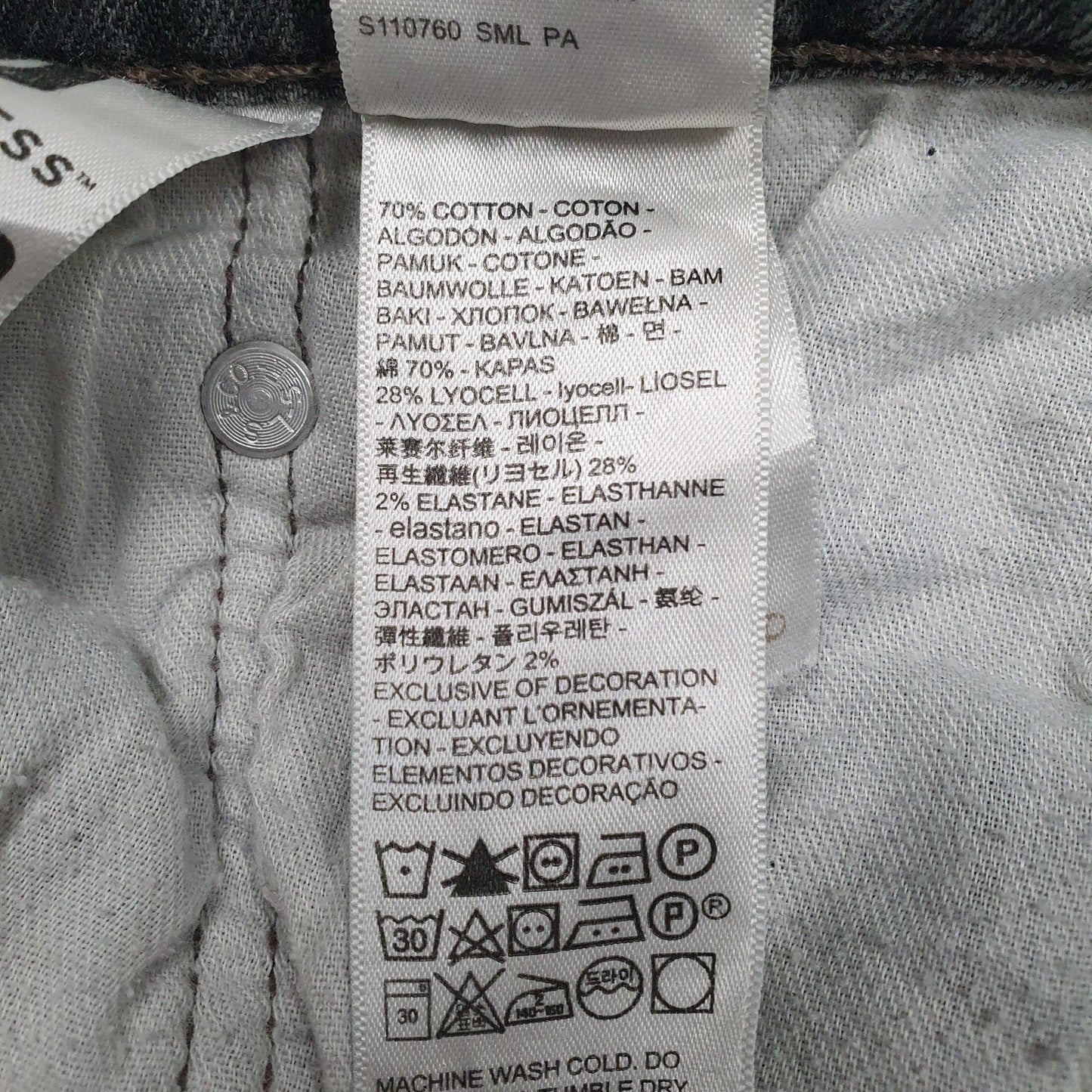 Mens Grey Levis   Jeans