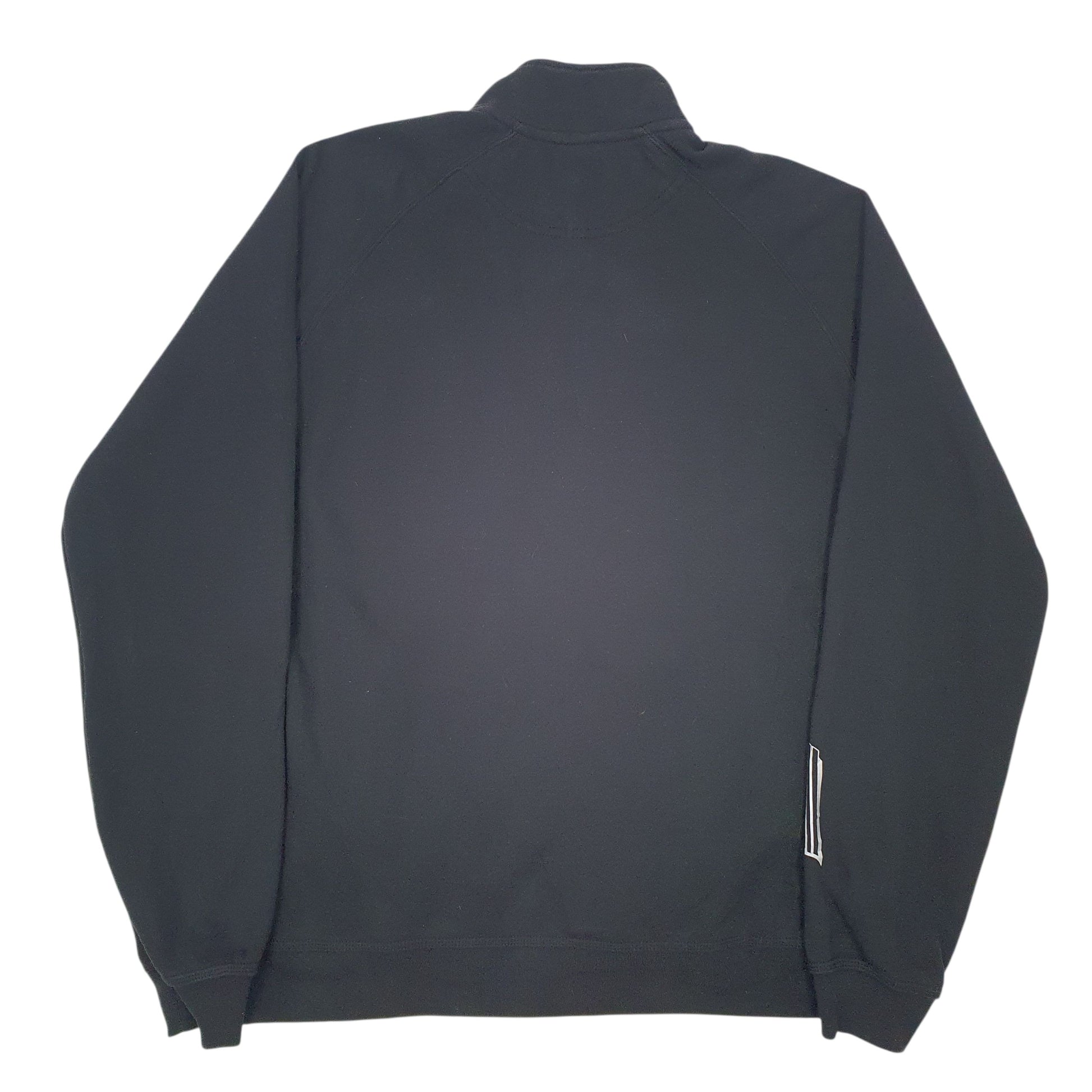 Mens Black Carhartt Relaxed Fit Quarter Zip Jumper