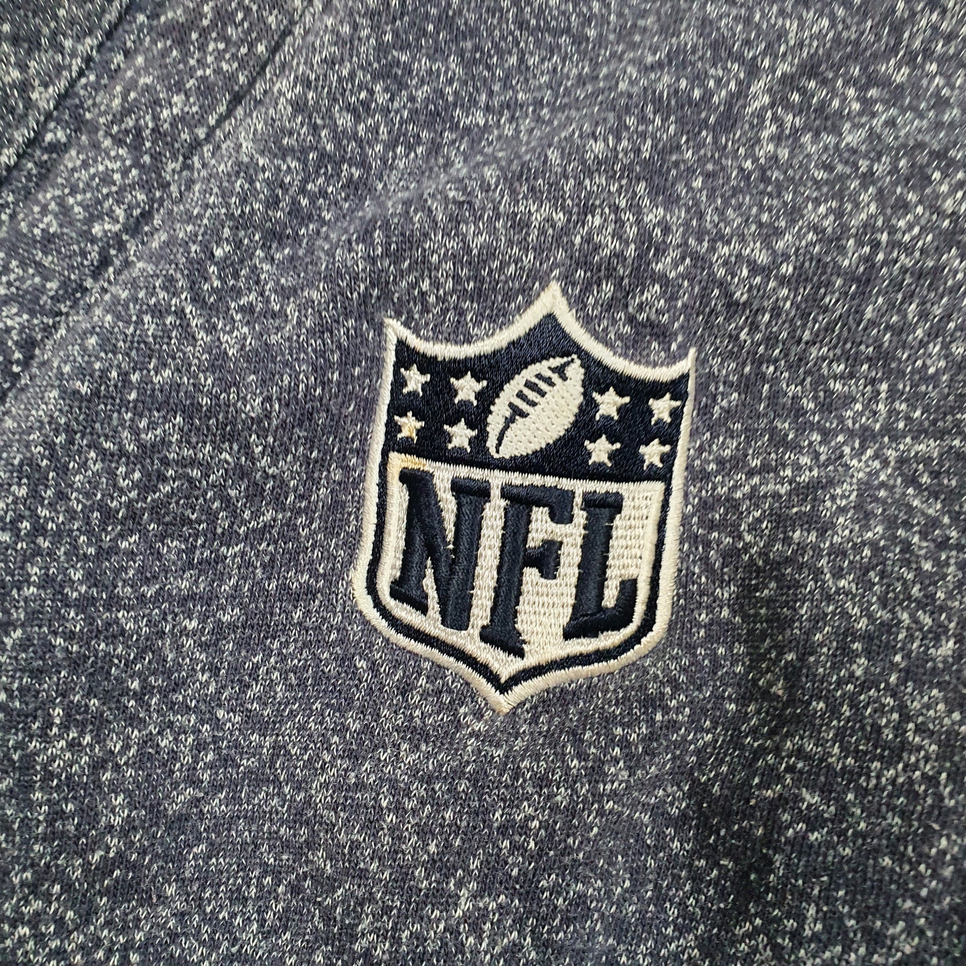 Mens Blue Reebok Dallas Cowboys Full Zip Jumper