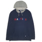 Mens Navy Nautica Spellout Hoodie Jumper