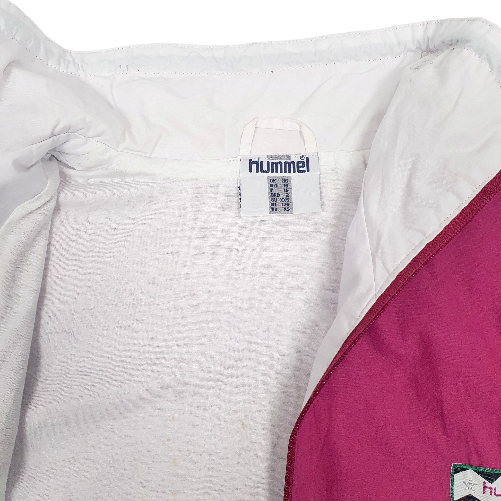 Mens Pink Hummel Vintage 90s  Coat