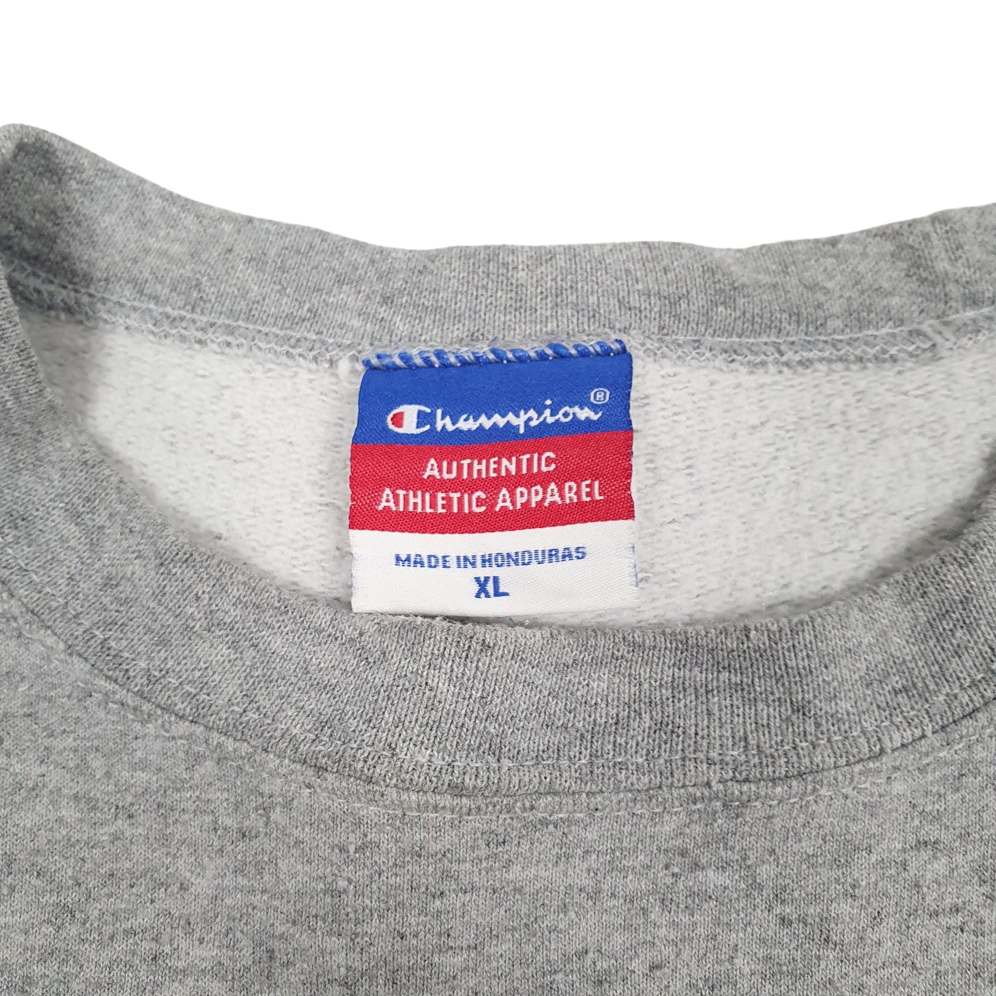 Mens Grey Champion  Crewneck Jumper