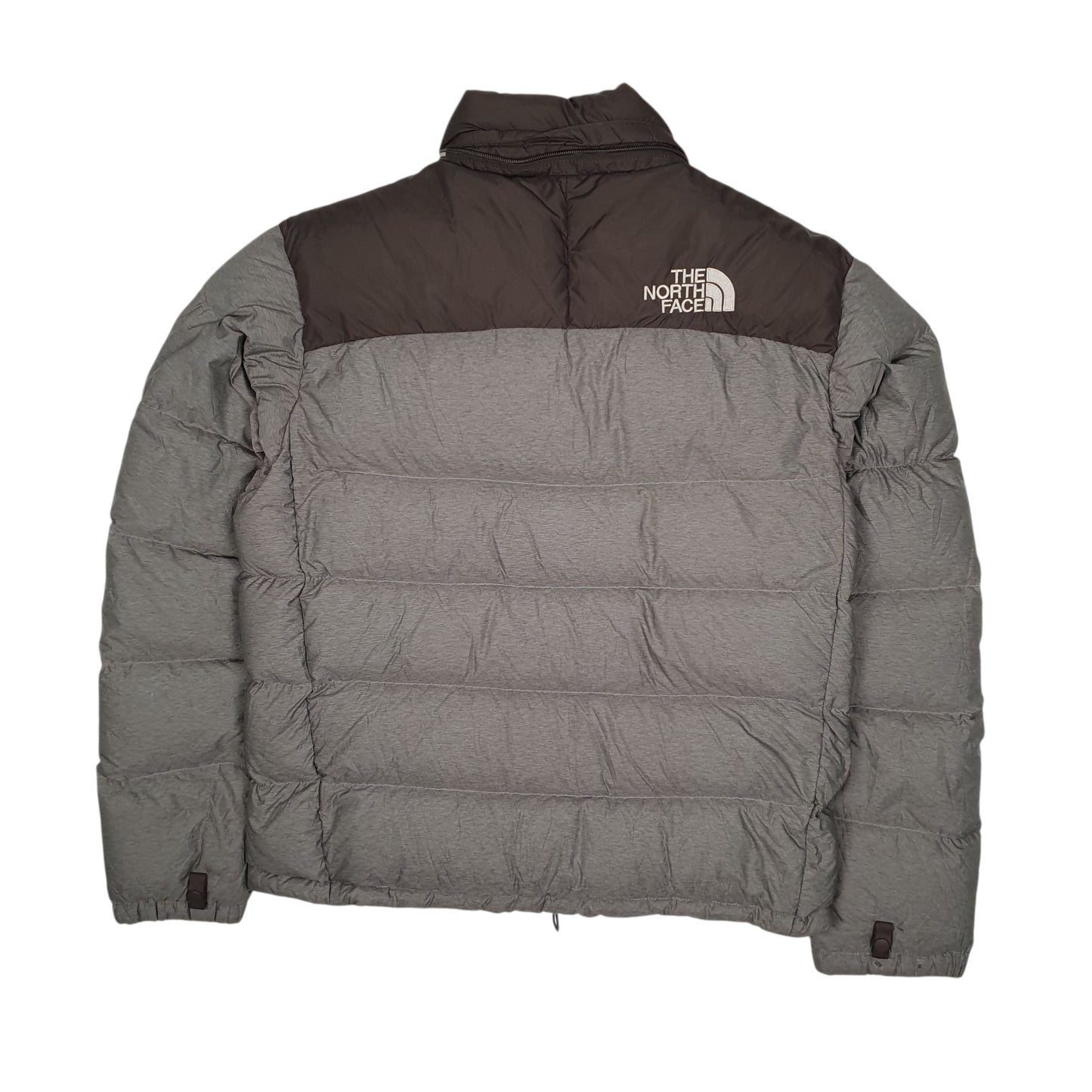 Mens Grey The North Face Nuptse  Coat